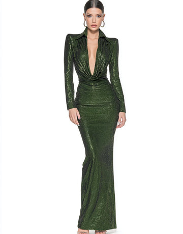 Mid-Length Tight-Fit Dress