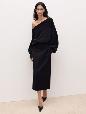 Autumn T-Shirts 2025 Women's K-Fashion Plain Long Sleeve One-Shoulder Fitting Slim Streetwear T-Shirts