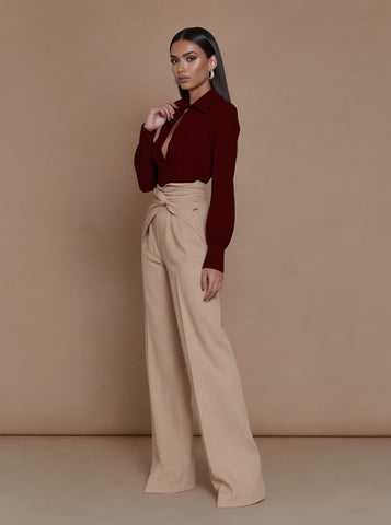 Casual Straight Leg Pants Full Length Fit Mid Waist Autumn Fashion Women's Bottom Wear Comfortable Loose Trousers
