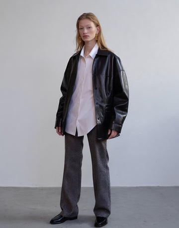 Casual Leather Coat For Women Autumn Style Fashion Outerwear Jacket Elegant Streetwear Top Quality Leather