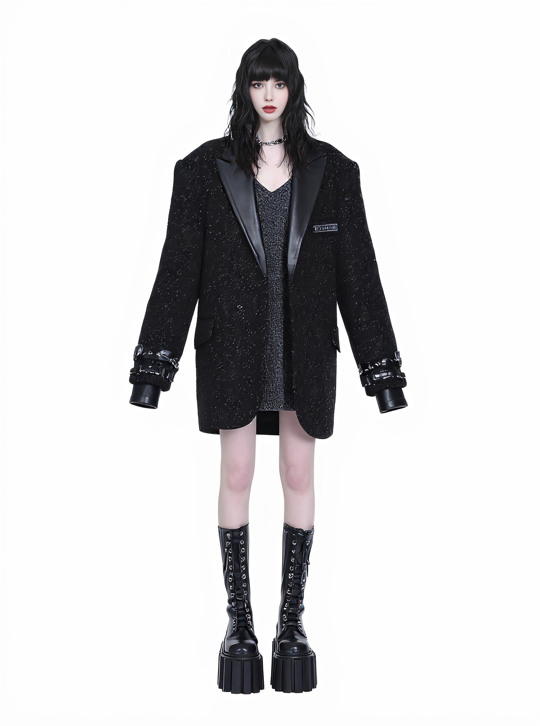 Loose Fit Long Sleeve Casual Style Women's Top Straight Tube Sleeve Regular Length Autumn Fashion Suit