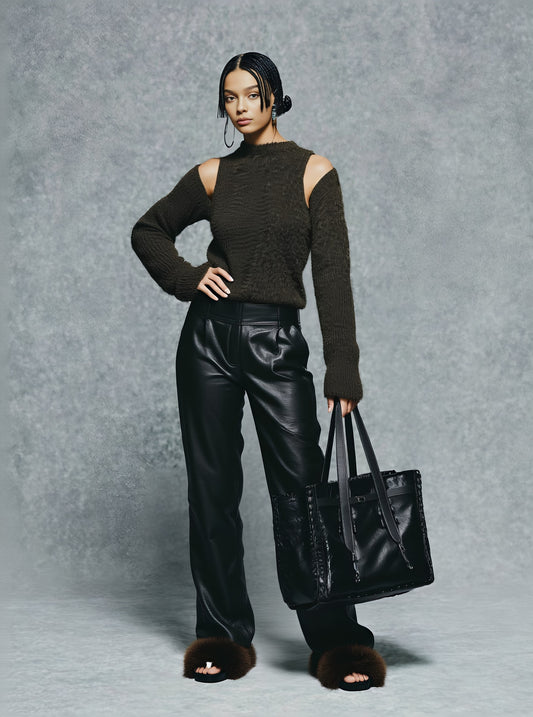 Winter Sweater Casual Long Sleeve Round Neck Tight Fit Straight Sleeve Length Regular Women's Top Fashion Clothes