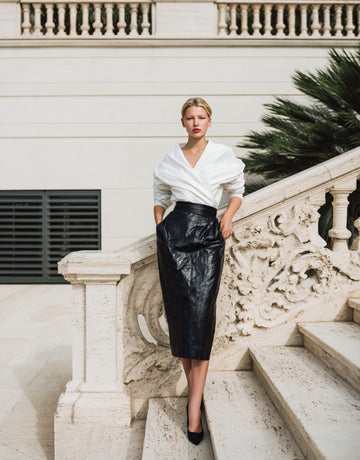 Women's Autumn Skirts Basics High Street High Waist Midi Wrap Long Casual Skirts