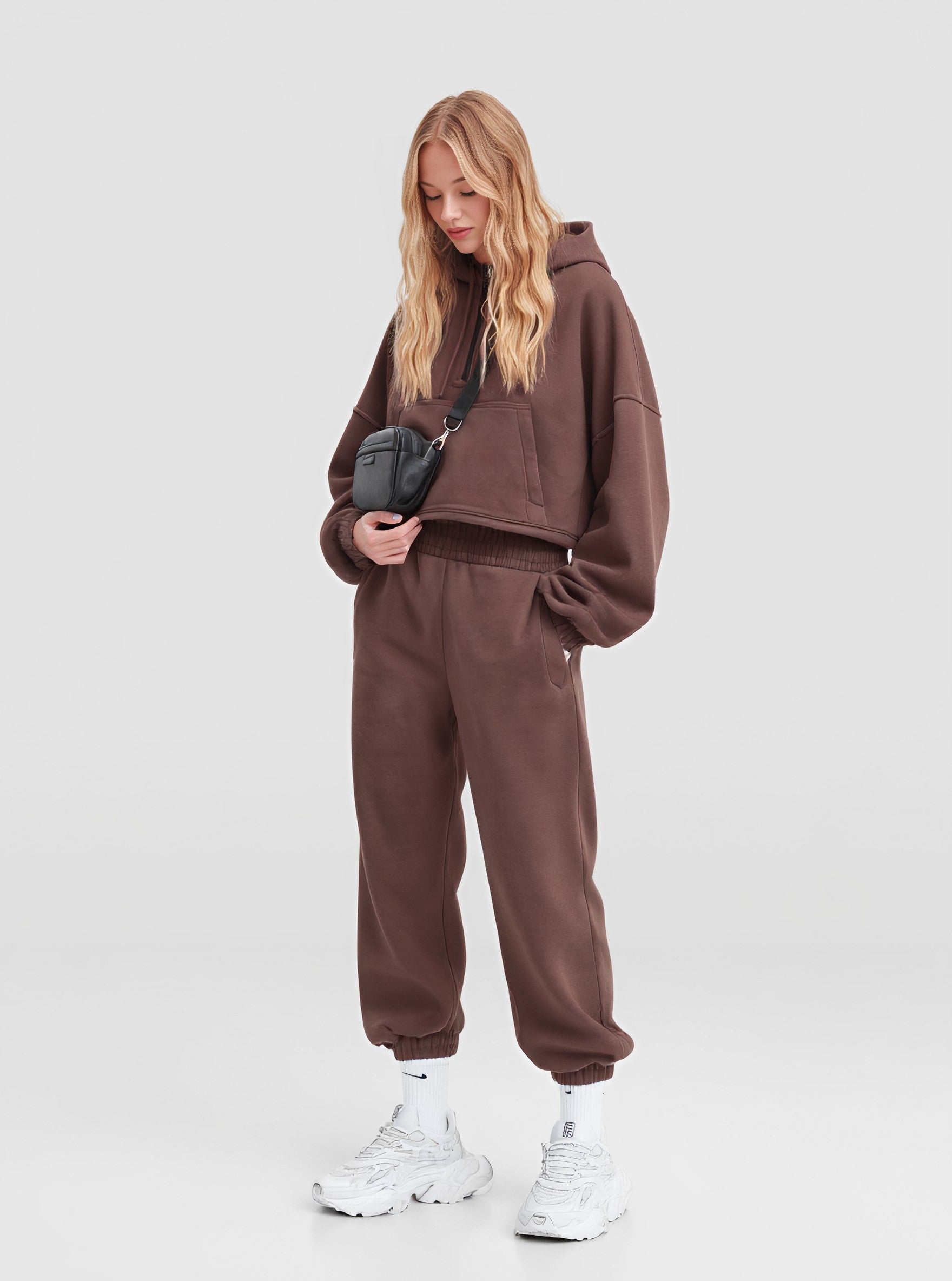 Autumn Winter Casual Fit Suit Trousers Women's Fashion Ensemble Long Pants Set Comfortable Style Clothing