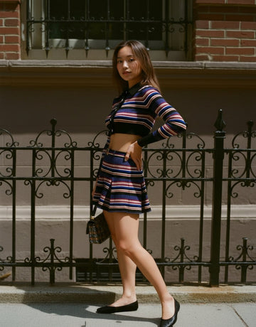 Autumn Winter Casual Lapel Clothes Women's Set Short Skirt Ensemble Comfortable Fashionable Ladies' Outfit