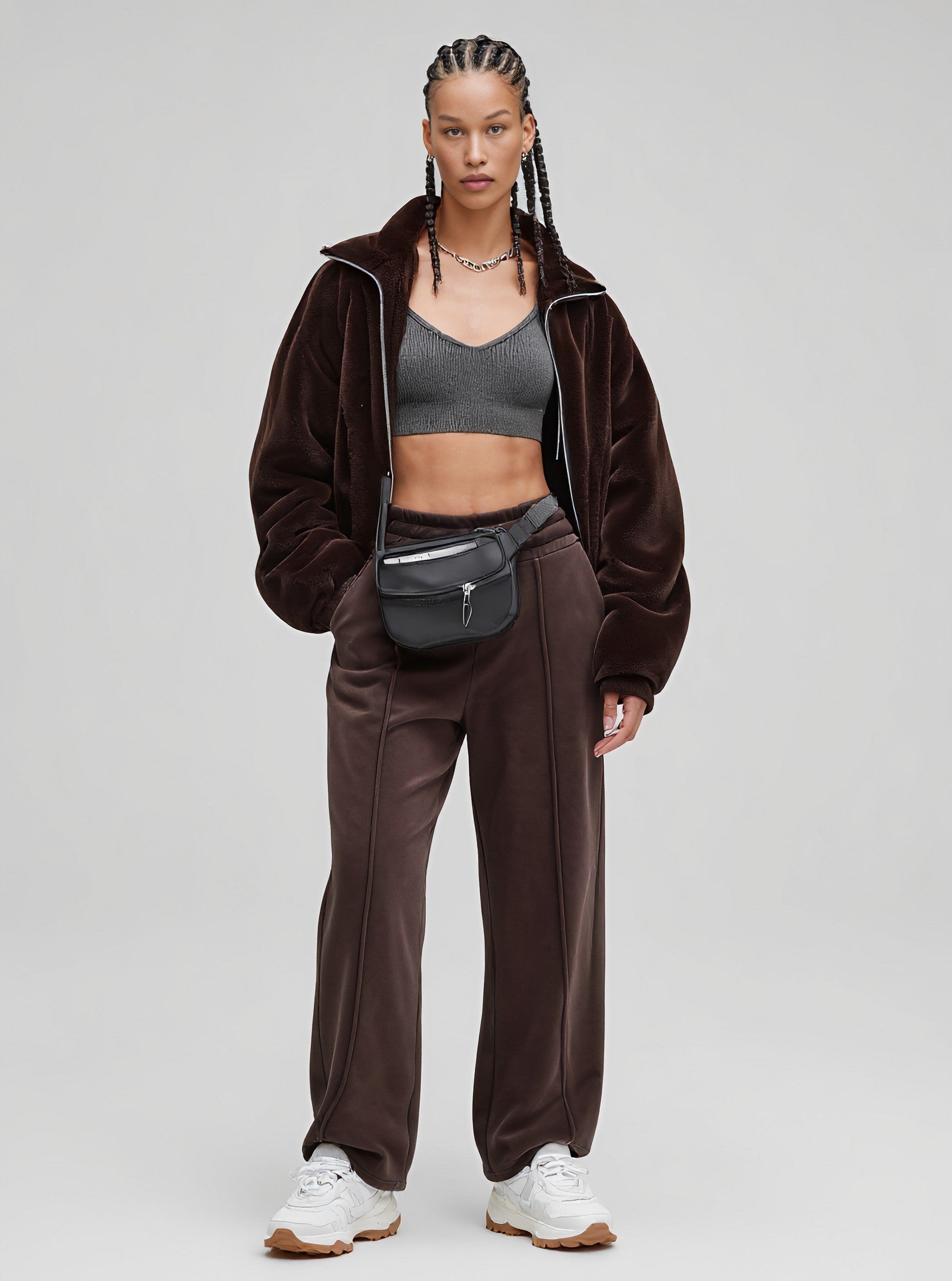 Autumn Winter Casual Fit Suit Trousers Women's Fashion Ensemble Long Pants Set Comfortable Style Clothing