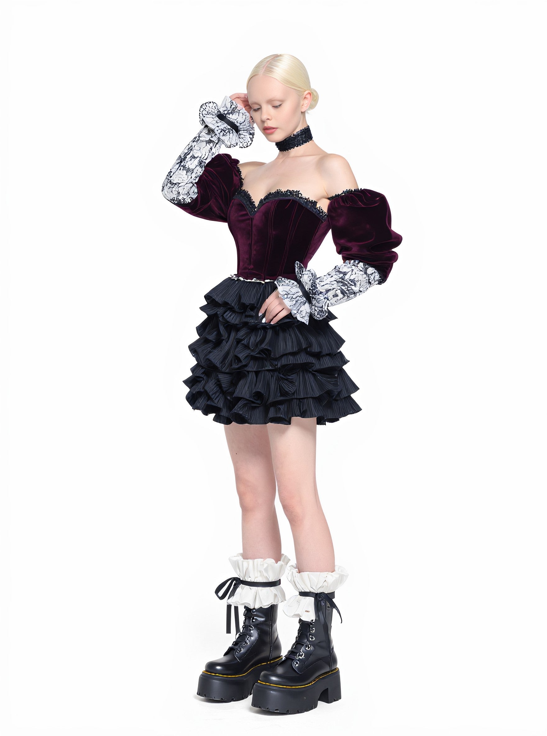 Little Shirt Autumn Short Casual Style Off Shoulder Fit Top Women's Fashion Upperwear Board Type Matching Short Length