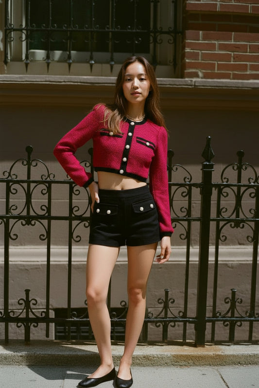 Casual Round Neck Jacket Autumn Winter Clothes Women's Fashion Top Wear Comfortable Style Soft Material