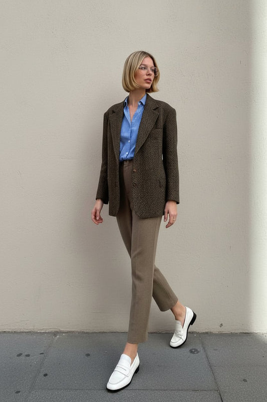 Loose Casual Autumn Winter Clothes Long Sleeve Straight Sleeve Suit Regular Length Top For Women Comfortable Fashion Outerwear