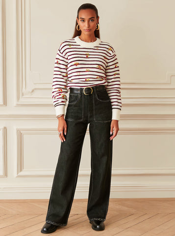 Casual Straight Leg Jeans Full Length Mid Waist Fit Comfortable Casual Style Women's Denim Trousers Autumn Fashion