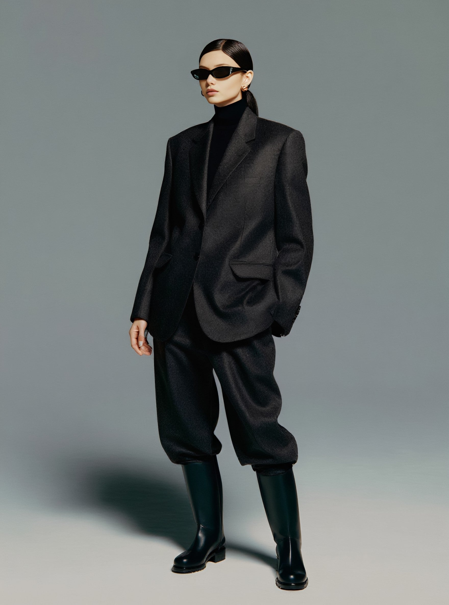 Loose Casual Winter Clothes Long Sleeve Straight Tube Sleeve Regular Length Top For Women Comfortable Fashion Outerwear