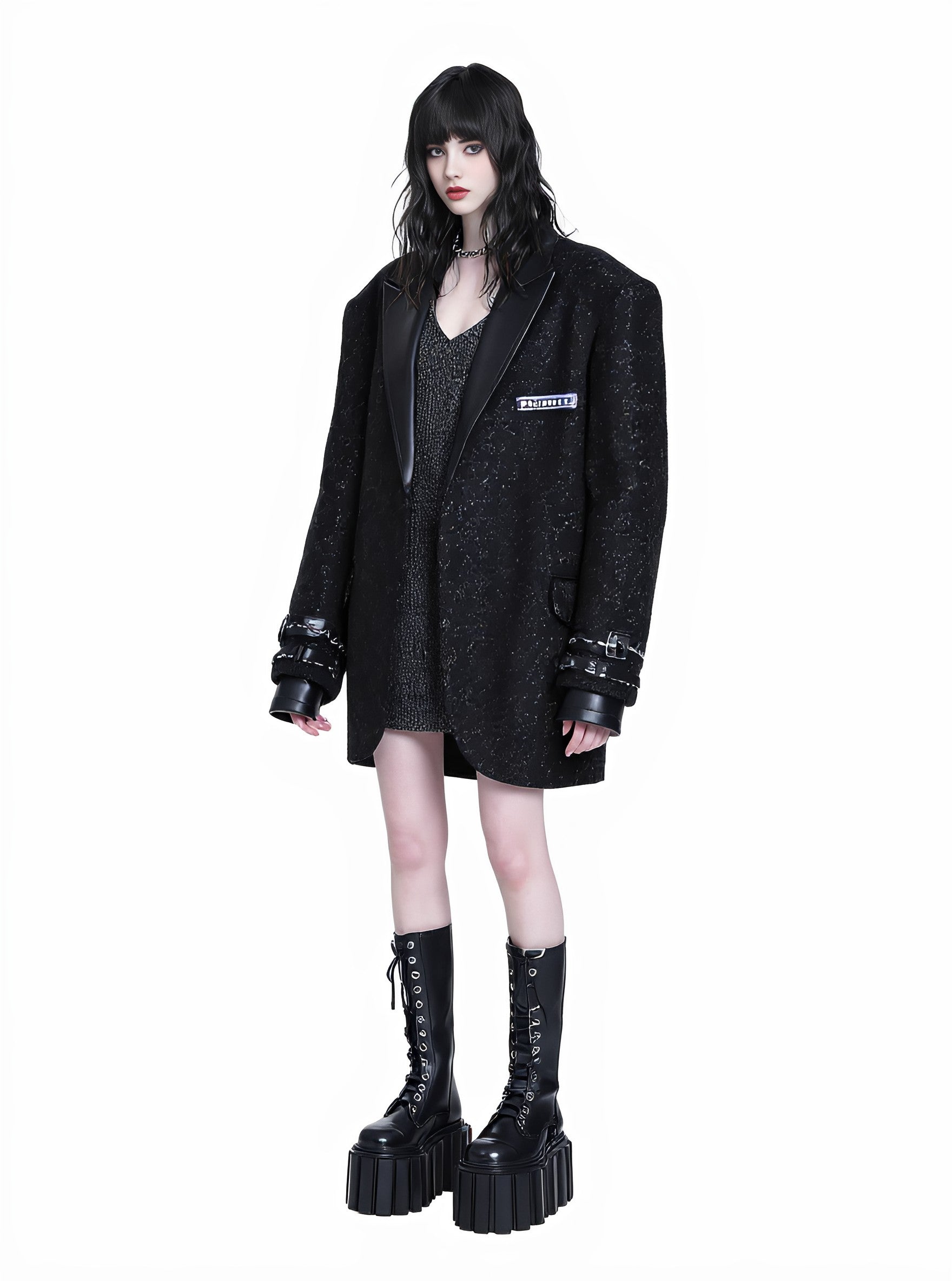 Loose Fit Long Sleeve Casual Style Women's Top Straight Tube Sleeve Regular Length Autumn Fashion Suit