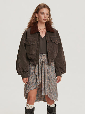 Women's Casual Denim Coat Spring Dress Autumn Style Outerwear Fashionable And Stylish  Jacket for Ladies