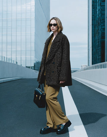 Autumn Casual Fit Long Sleeve Straight Cut Arm Women's Top Fashion Style Regular Length Classic Office Wear