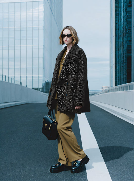 Autumn Casual Fit Long Sleeve Straight Cut Arm Women's Top Fashion Style Regular Length Classic Office Wear