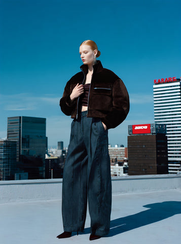 Cotton-Padded Jacket Long Sleeve Casual Straight Sleeve Regular Length Women's Top For Autumn Season Comfortable Fit