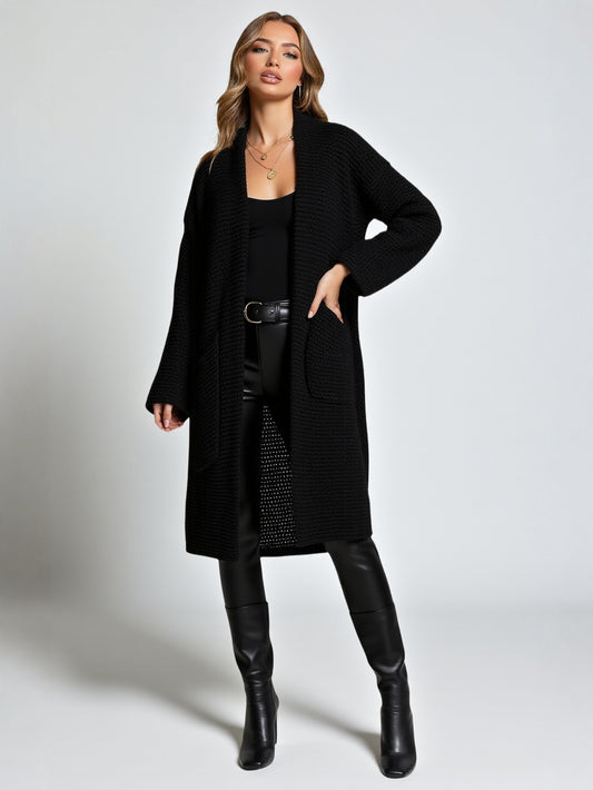 Women's Loose Thick Needle Sweater Cardigan Jacket Autumn Winter New Independent Station European American Export Clothing