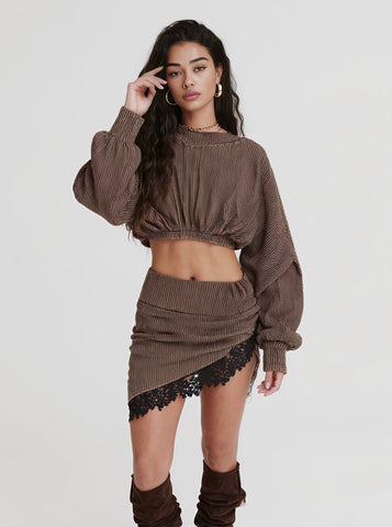 Korean Round Neck Skirt Suit Spring Dress Autumn Fashion Women's Ensemble Set Comfortable Style Asymmetrical Outfit