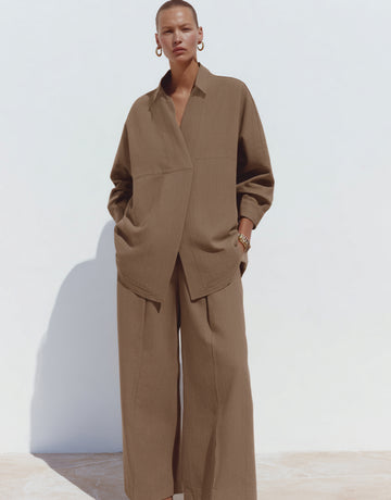 2025 Women's Autumn Winter Shirts Daily Fashion Solid Color Long Sleeve Lapel Regular Fit Casual Basic Shirts