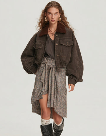 Women's Casual Denim Coat Spring Dress Autumn Style Outerwear Fashionable And Stylish  Jacket for Ladies