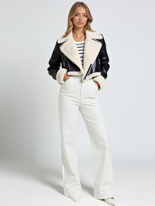 Women's Autumn Winter 2025 Coats Comfortable Casual Zipper Solid Color Long Sleeve Open Front Daily Coats