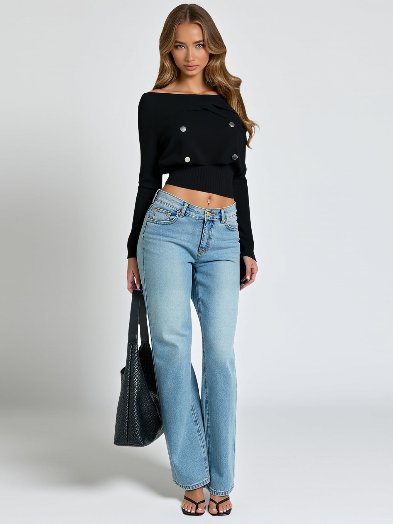 Women's Sweater Autumn Decent Elegant Double Breasted Long Sleeve Lapel Daily Sweater