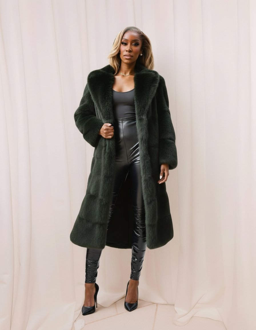 Fur One Street Style Autumn Winter Jacket Women's Leather Fur Integrated Coat Trendy Outerwear