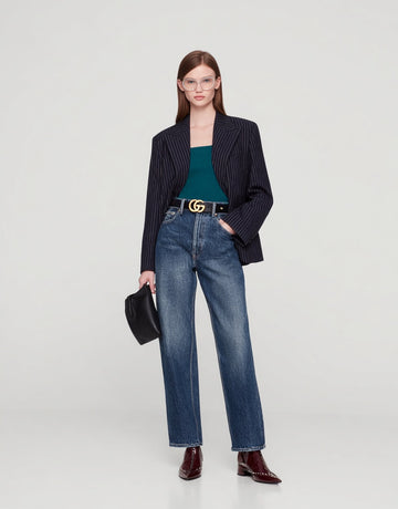 Women's Blazers Autumn Winter Fashion Daily 2025 Trendy Elegant Striped Long Sleeve Lapel Casual Blazers