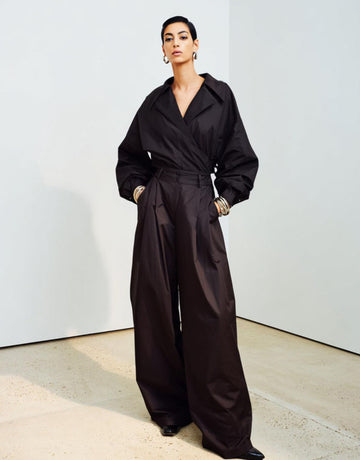 Autumn Shirts 2025 Women's French Plain Long Sleeve Lapel Fitting Slim Office Lady Shirts