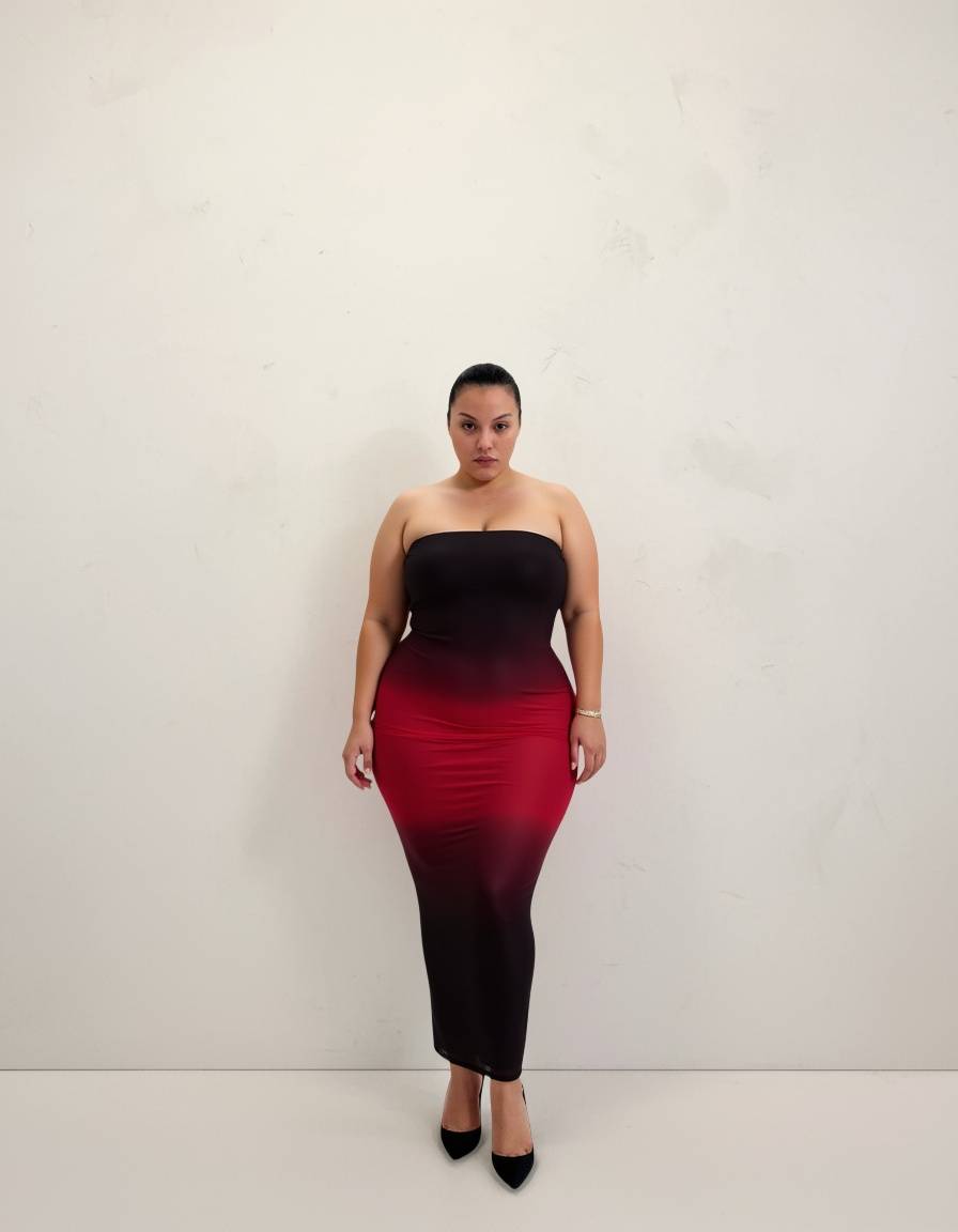 Plus Size Autumn Winter Dress Casual Tight Style Women's Clothing Plus Size Fashion Autumn Winter Collection