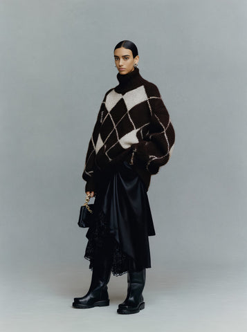 Loose Fit Long Sleeve High Collar Straight Tube Sweater Winter Casual Wear Regular Length Women's Top Fashion Clothes