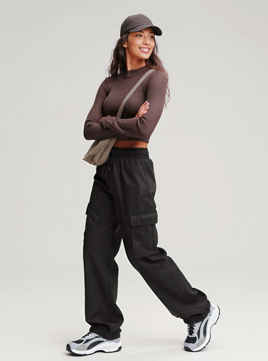 Casual Straight Leg Pants Full Length Fit Mid Waist Autumn Fashion Women's Bottom Wear Comfortable Loose Trousers