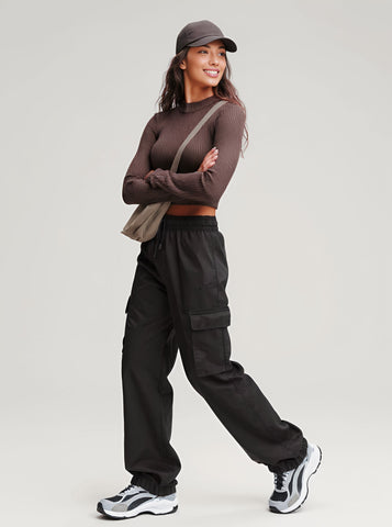 Casual Straight Leg Pants Full Length Fit Mid Waist Autumn Fashion Women's Bottom Wear Comfortable Loose Trousers