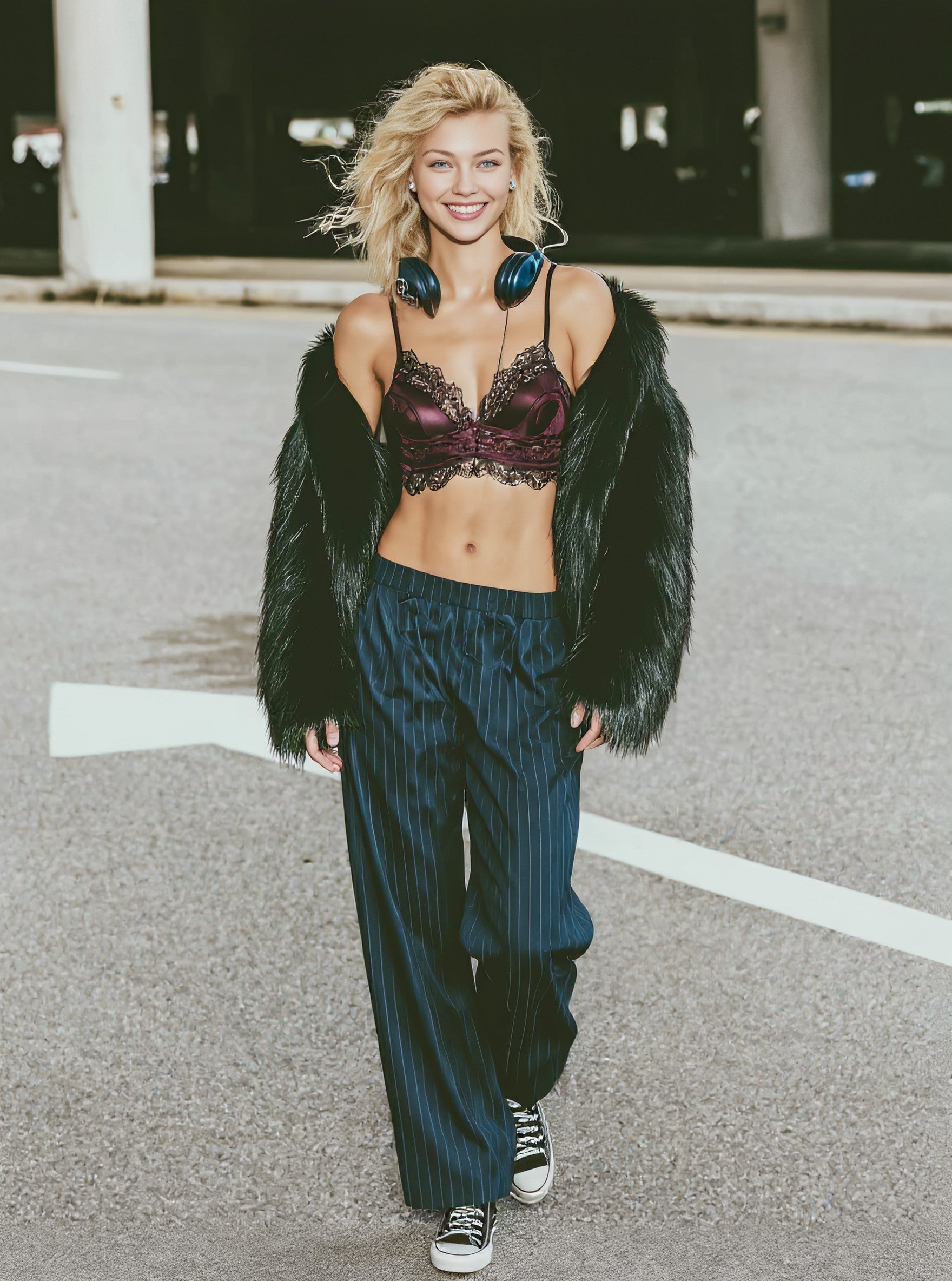 Winter Plush Coat Women's Casual Style Comfortable Warm Outerwear Fashionable Coat for Cold Weather