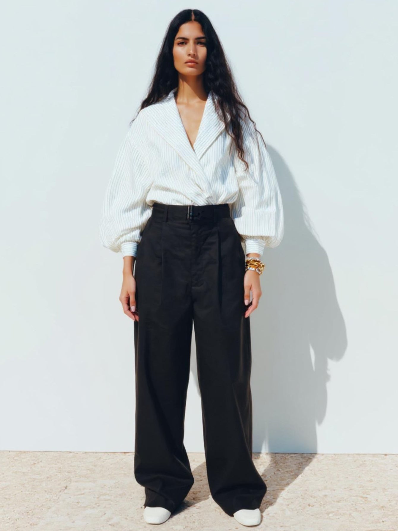 2025 Women's Autumn Winter Shirts Daily Basic Solid Color Long Sleeve Lapel Regular Fit Office Lady Shirts