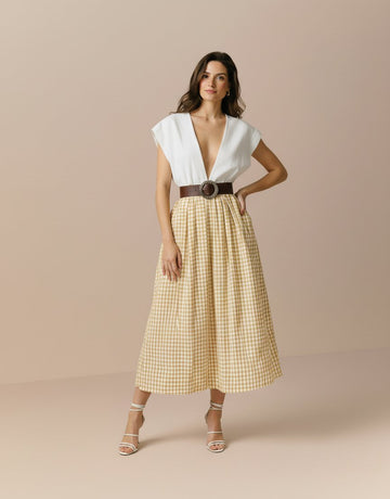 Autumn Winter Casual Dress V-neck Long A-line Skirt Style Sleeveless Women's Clothing Body-Fitting Fashionable Gown