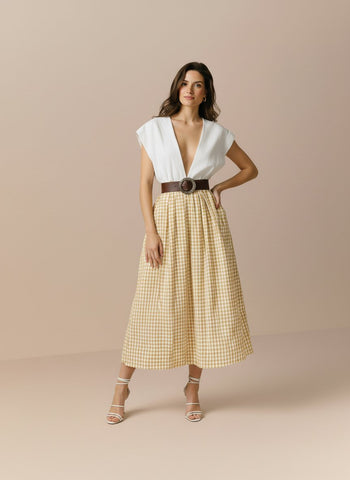 Autumn Winter Casual Dress V-neck Long A-line Skirt Style Sleeveless Women's Clothing Body-Fitting Fashionable Gown