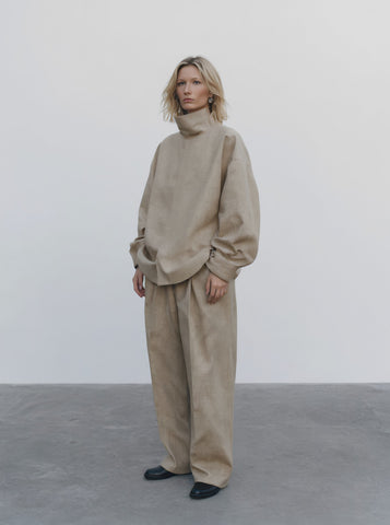 Loose Fit Casual Suit Trousers Autumn Women's Fashion Wide Leg Pants Ensemble Comfortable Workwear Casual Outfits