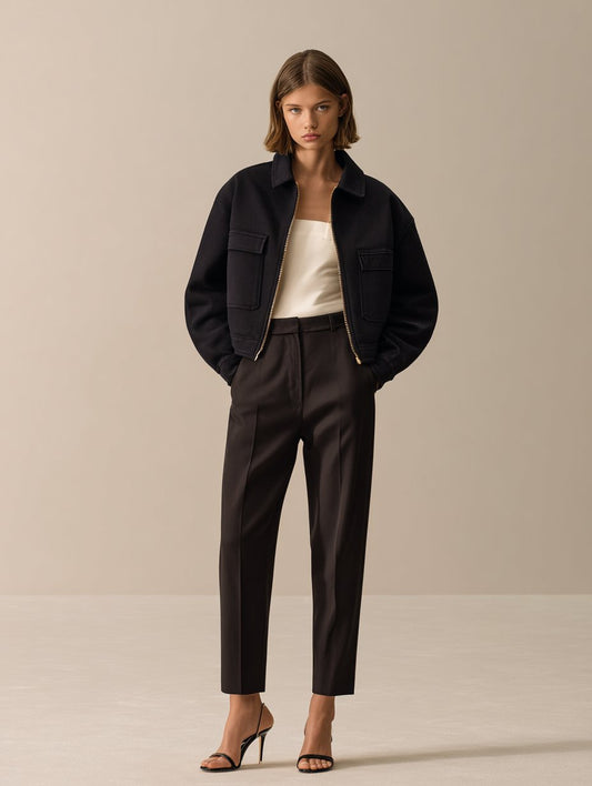 Autumn Winter Casual Style Jacket Women's Top Wear Fashionable Comfortable Design