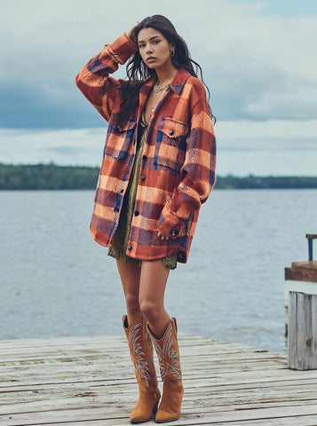 Casual Style Winter Coat Regular Length Top Women's Fashion Outerwear for Cold Weather Comfortable Fit Big Coat