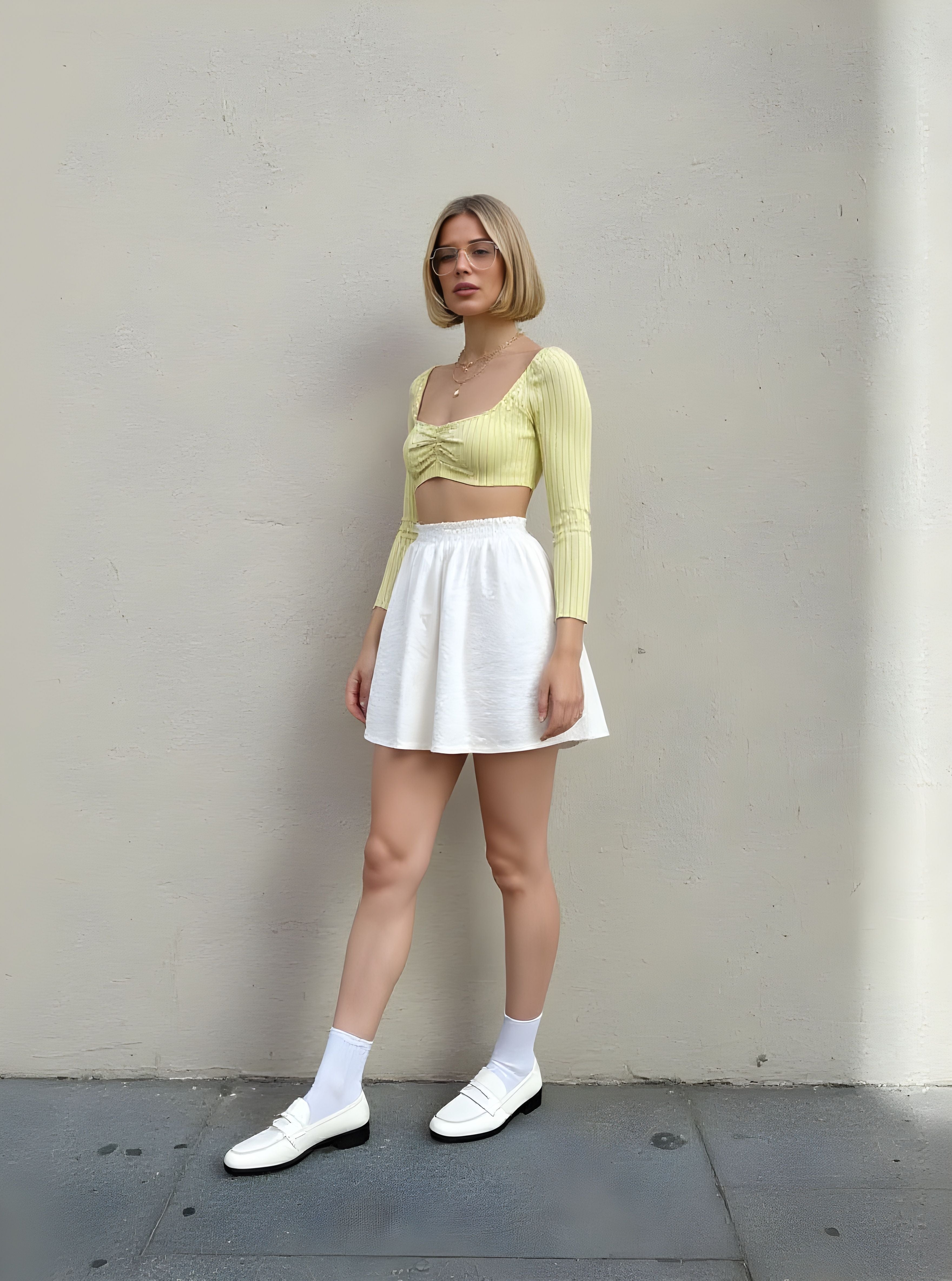 Classic Long Sleeve Straight Tube T-Shirt Autumn Winter Casual Wear Regular Length Women's Top Fashion Street Style