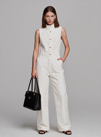 Autumn Casual High Collar Jumpsuit Women's Fashion Comfortable Fit One-Piece Suit for Ladies