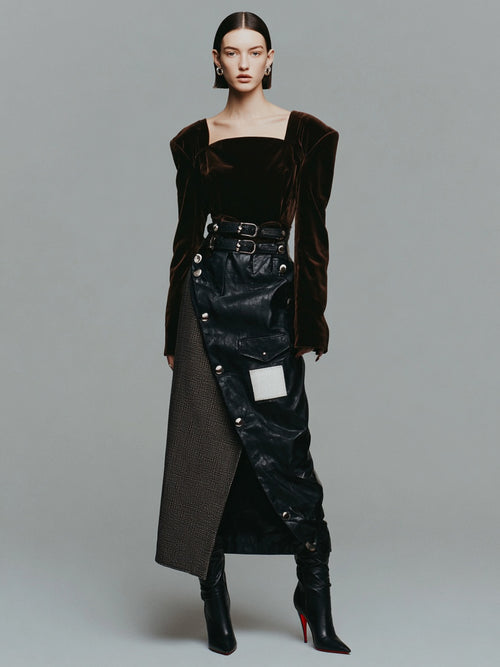 Mid-Length A-Line Skirt