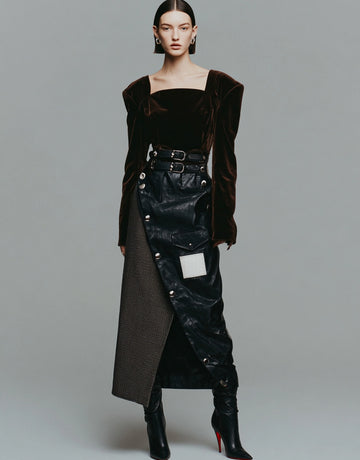 Mid-Length A-Line Skirt