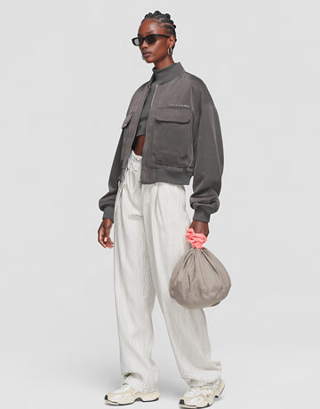 Casual Stand Collar Jacket Autumn Winter Clothes Women's Fashion Top Wear Comfortable Style Soft Material