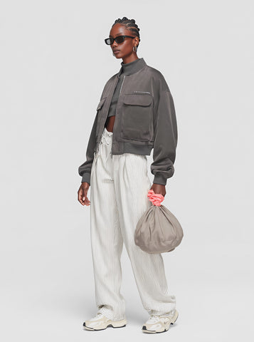 Casual Stand Collar Jacket Autumn Winter Clothes Women's Fashion Top Wear Comfortable Style Soft Material