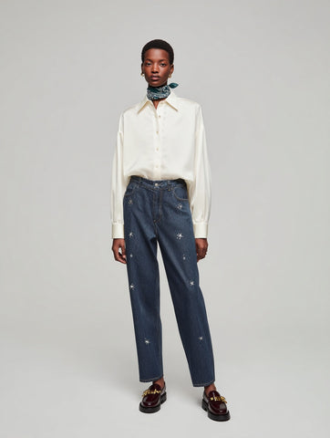 Women's Shirts Autumn Winter 2025 Elegant Buttoned Plain Long Sleeve Turn-down Collar Casual Shirts