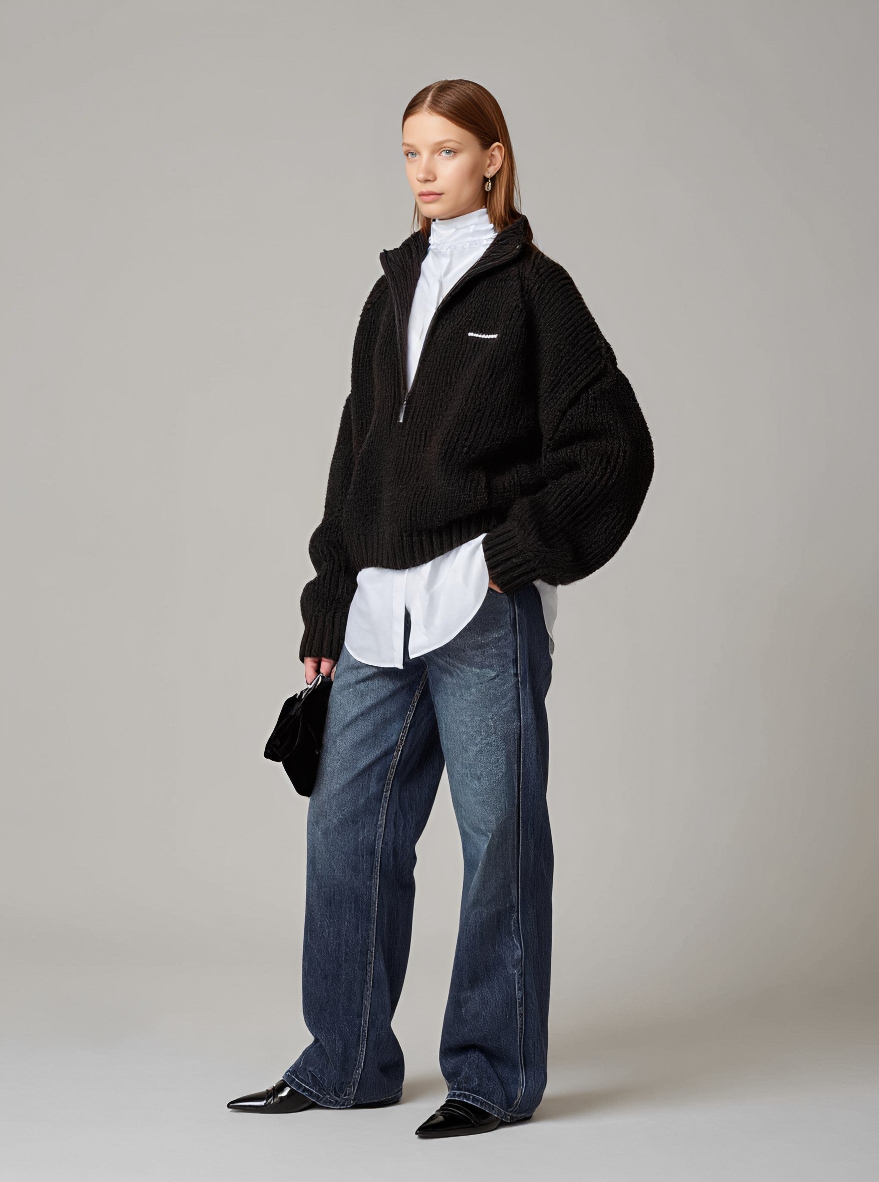 Casual Style Woolen Coat With Collar For Autumn Women's Fashionable Outerwear Comfortable Fit Classic Design