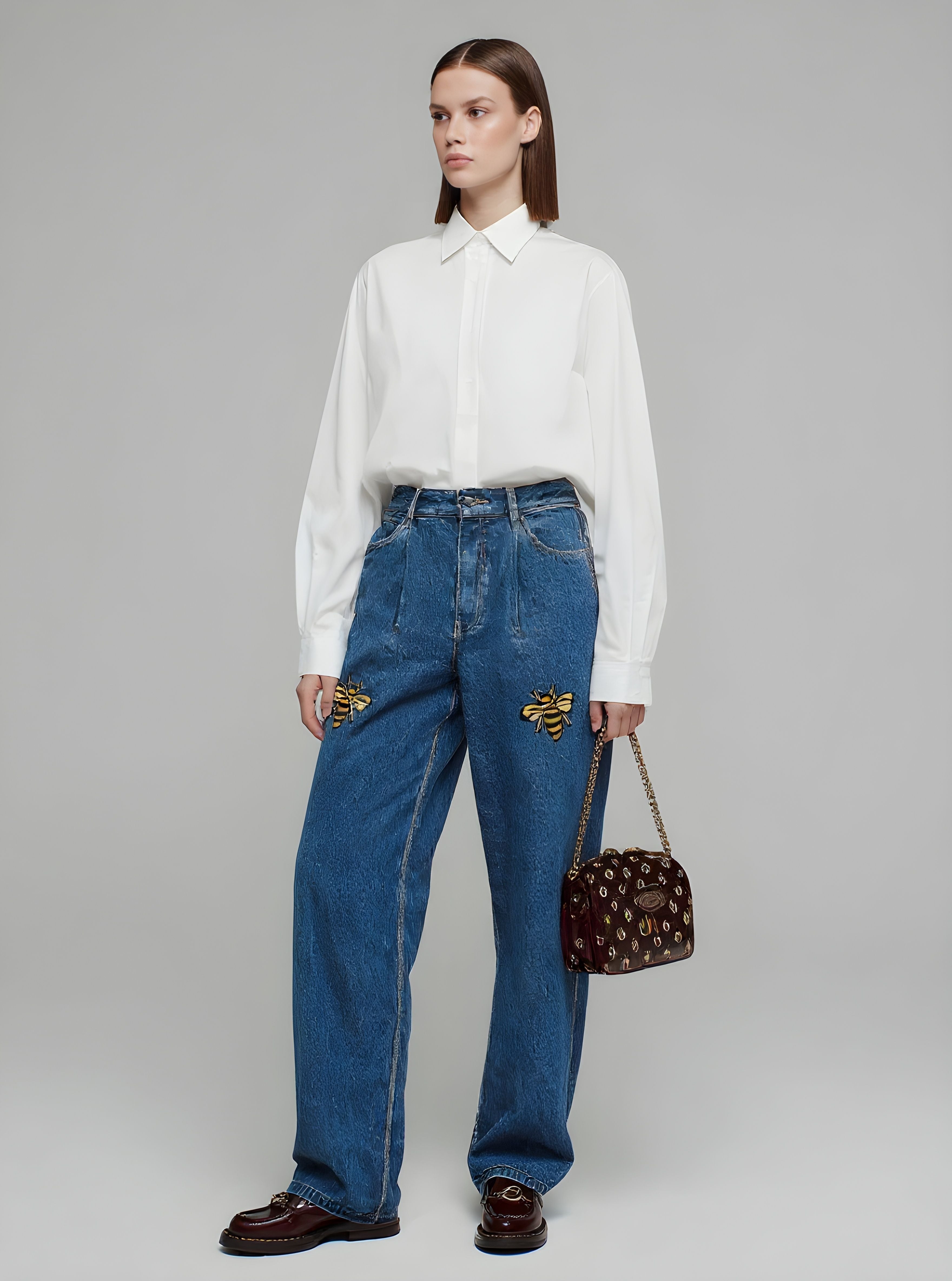 Women's Shirts Autumn Winter 2025 Elegant Buttoned Plain Long Sleeve Turn-down Collar Casual Shirts