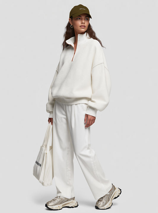 Autumn Winter Casual Fit Suit Trousers Women's Fashion Ensemble Long Pants Set Comfortable Style for Casual Occasions